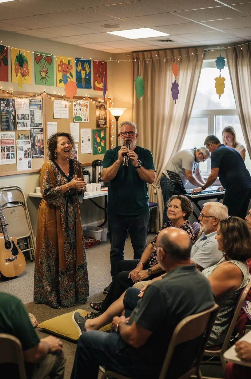 Community connections foster healthy aging and wellbeing.